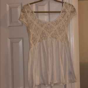 Cream Free People Top